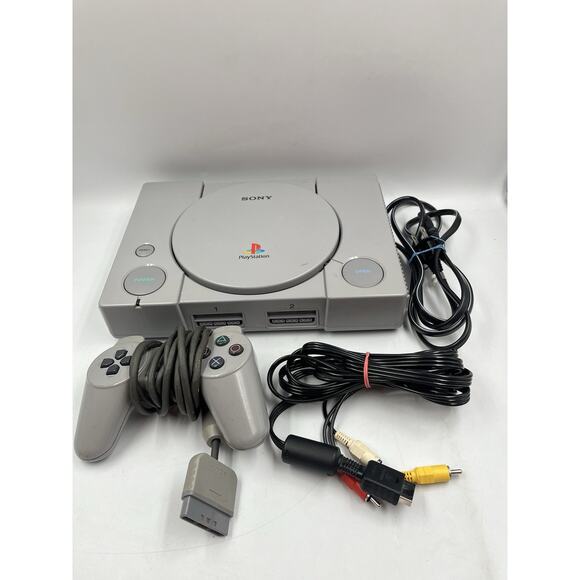 Sony PlayStation 1 Console Bundle TESTED WORKS PS1 Video Game System - Picture 7 of 13